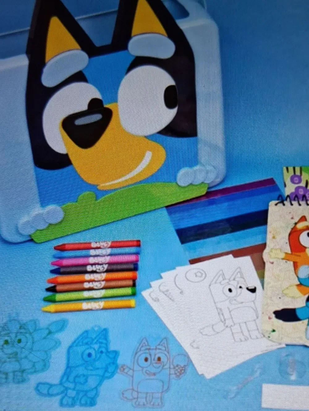 Bluey Creative Caddy All In One Play Set For Ages 3+